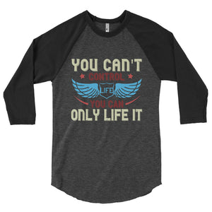 3/4 sleeve raglan shirt
