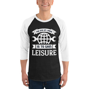 3/4 sleeve raglan shirt