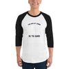 3/4 sleeve raglan shirt